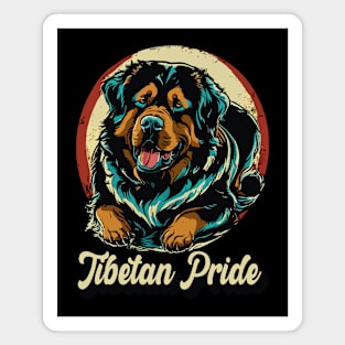 Tibetan Pride: Celebrating the Majestic Mastiff Magnet